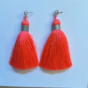 HART Jewelry // Pink Tassle Earrings